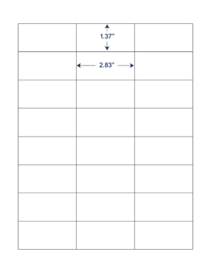 2.83x1.37 SHEETED LASER LABELS
