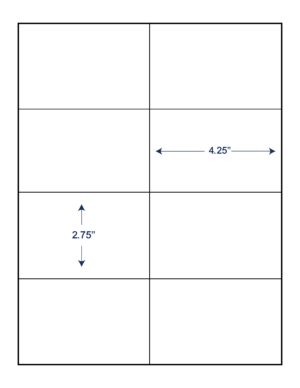 4.25x2.75 SHEETED LASER LABELS