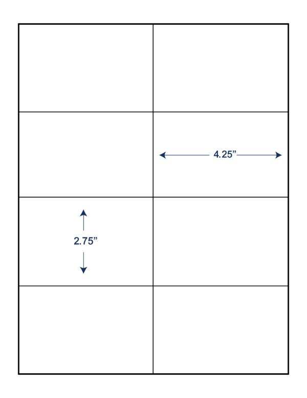 4.25x2.75 SHEETED LASER LABELS
