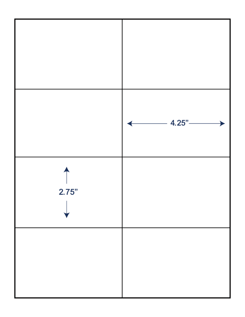 4.25x2.75 SHEETED LASER LABELS