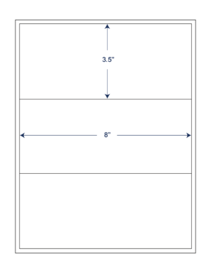 8x3.5 SHEETED LASER LABELS